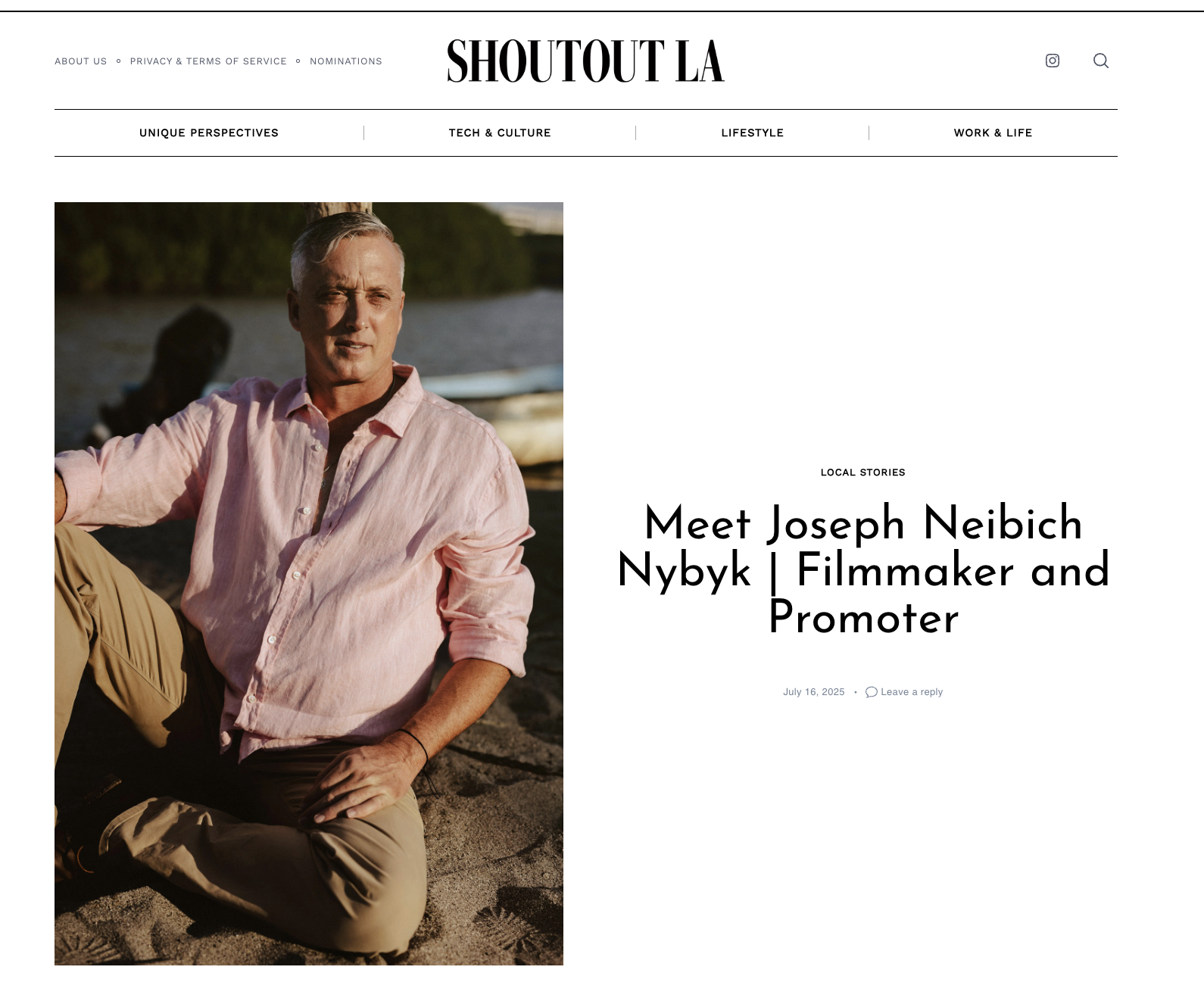 Joseph Neibich Nybyk ShoutOut