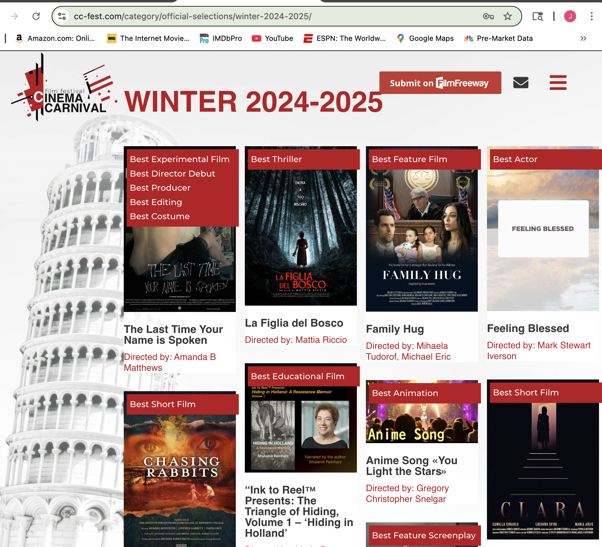 Joseph Neibich Cinema Carnival