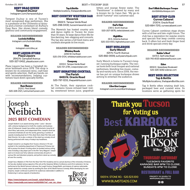 Joseph Neibich Best Comedian