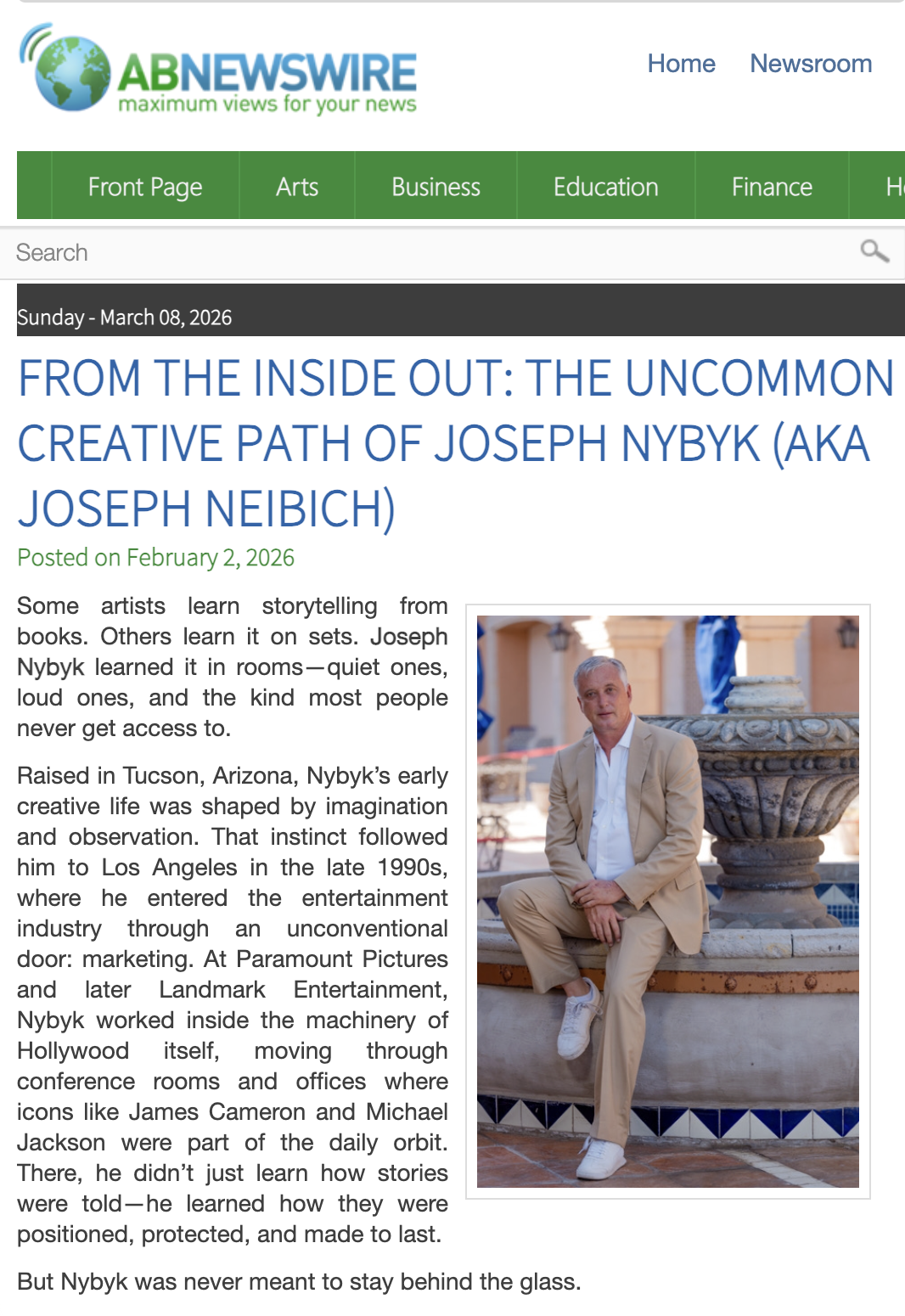 Entertainment Tonight Joseph Neibich